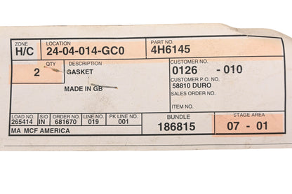 Caterpillar 4H6145, 4H-6145 Copper Gaskets Qty 2 NOS