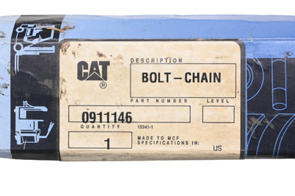 Caterpillar 0911146, 091-1146 Chain Anchor Bolt NOS