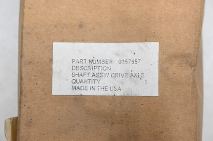 Caterpillar 0357657, 035-7657 Drive Axle Shaft Assembly NOS
