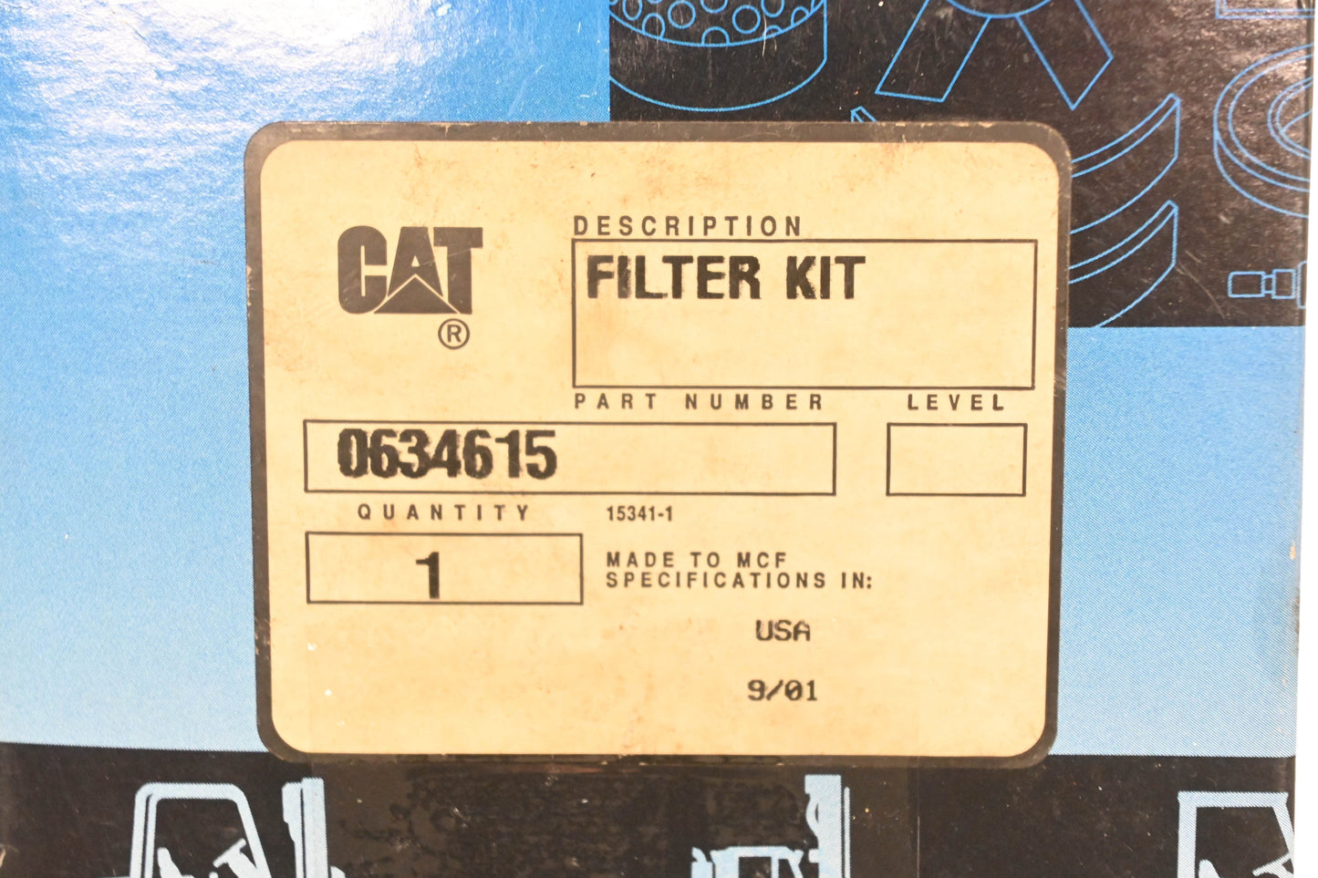 Caterpillar 0634615 Oil Filter Kit NOS