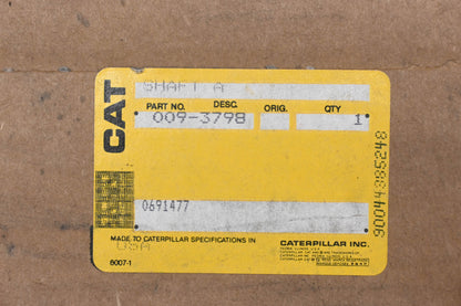 Caterpillar 0093798, 009-3798 Drive Axle Shaft Assembly NOS