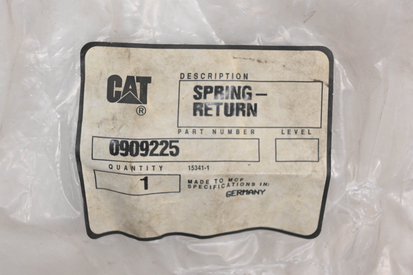 Caterpillar 909225, 90-9225 Brake Spring NOS