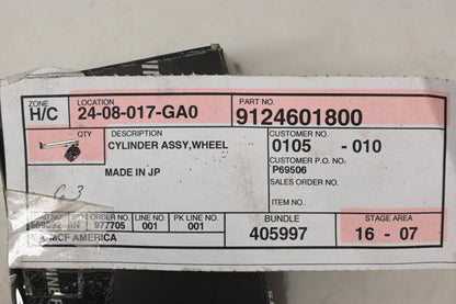 Caterpillar 9124601800, 91246-01800, 1102952120 Akebono 7/8" Wheel Cylinder Kit NOS