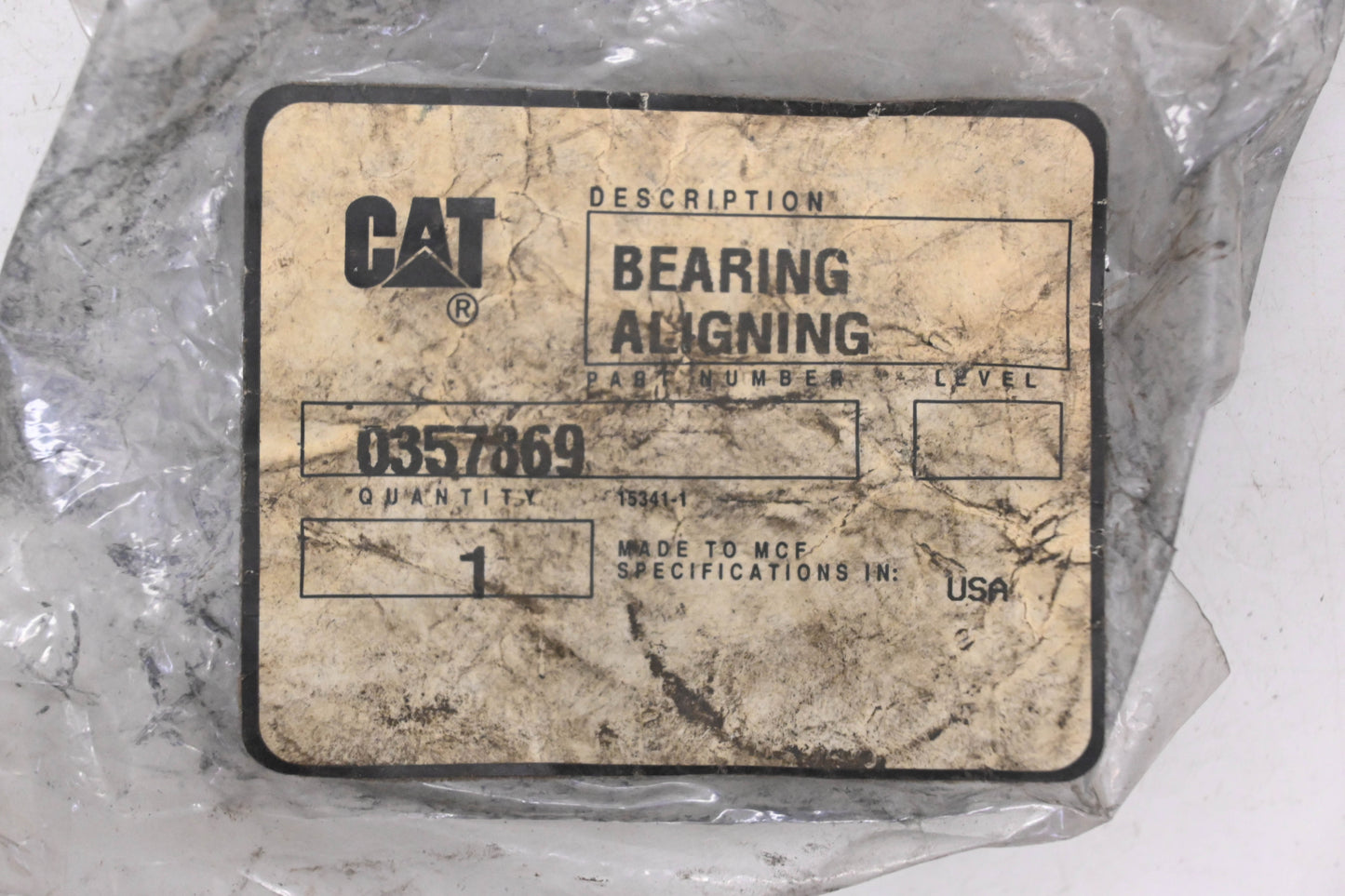 Caterpillar 0357869, 035-7869 Aligning Bearing NOS
