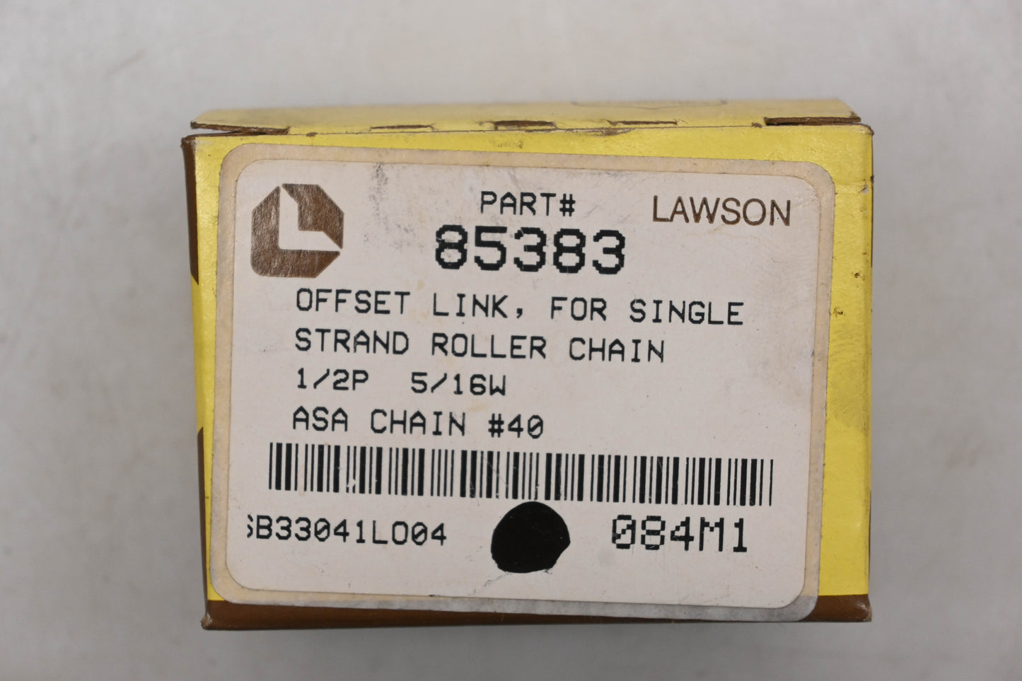 Lawson 85383 40-1R Chain Offset Link Kit NOS