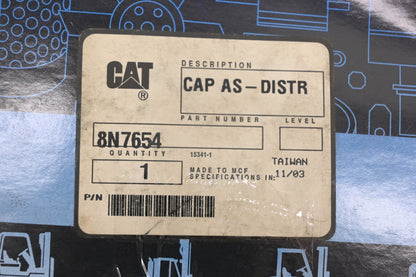 Caterpillar 8N7654, 8N-7654 Distributor Cap NOS