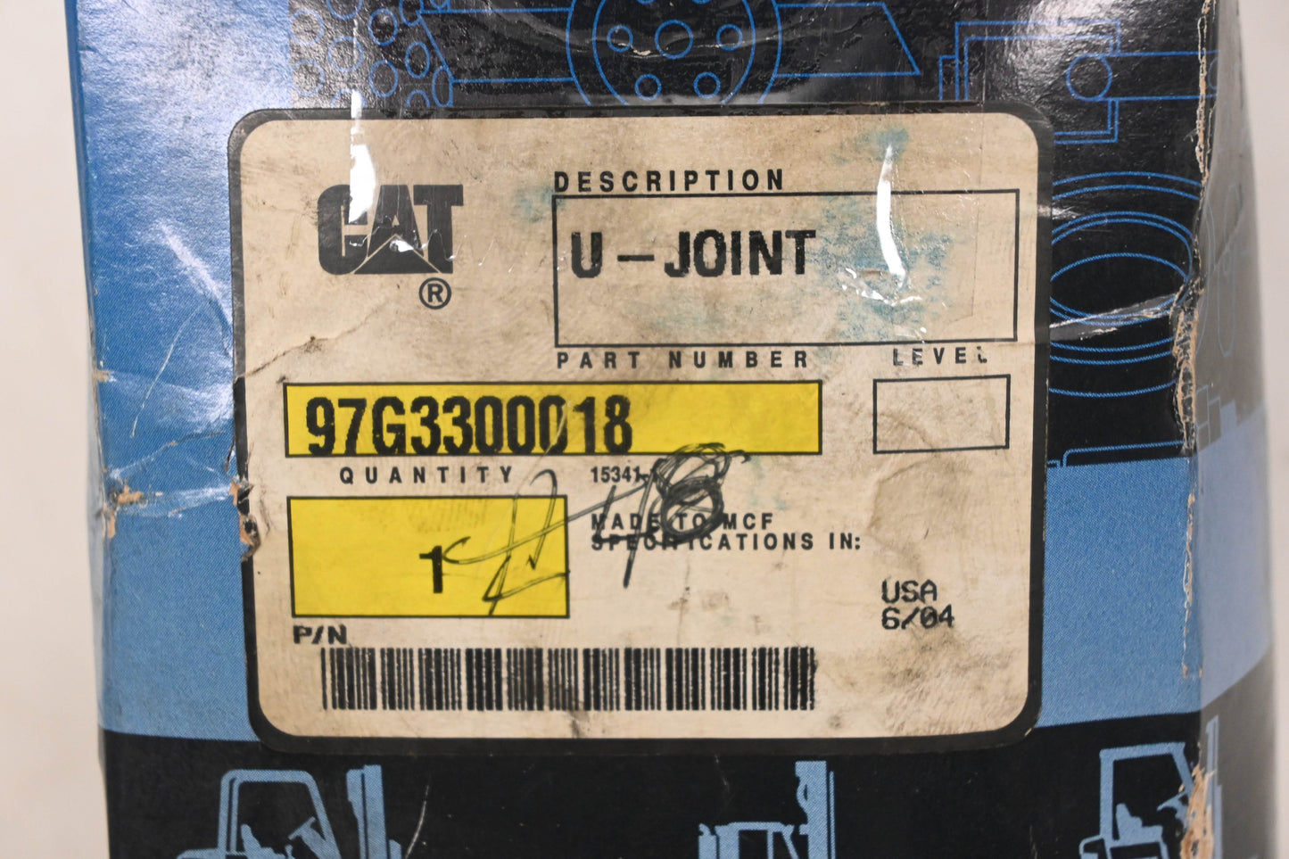 Caterpillar 97G3300018 U-Joint Assembly NOS