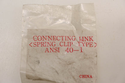 Aftermarket 40-1 Spring Clip Type Connecting Link Kits Qty 2 NOS