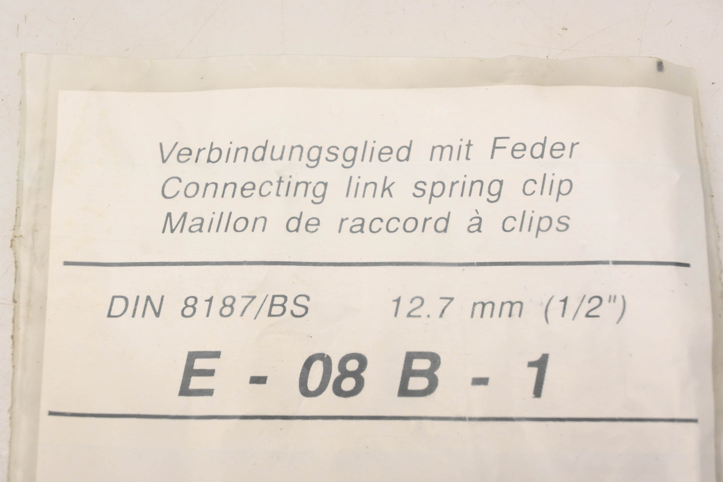 Aftermarket E-08 B-1, E-08B-1 Roller Chain Link Kits Qty 3 NOS