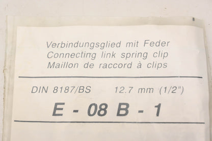 Aftermarket E-08 B-1, E-08B-1 Roller Chain Link Kits Qty 3 NOS