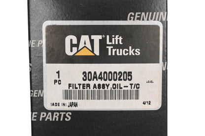Caterpillar 30A4000205, 30A40-00205 Mitsubishi Oil Filter NOS