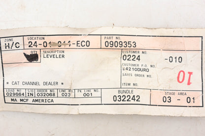 Caterpillar 909353, 09-9353 Leveler NOS