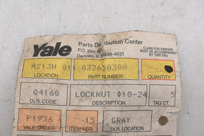 Yale 32658300 Locknuts Qty 2 NOS