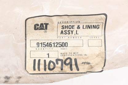 Caterpillar 9154612500 Brake Shoe NOS