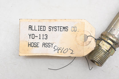 Allied Systems YO-113, H114506 Weatherhead 20" Hose Assembly NOS