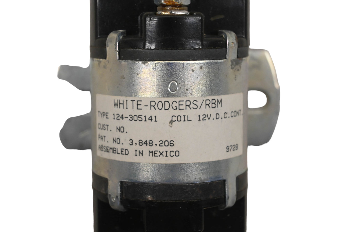White-Rodgers RBM 124-305141 Solenoid Valve 12VDC Coil NOS