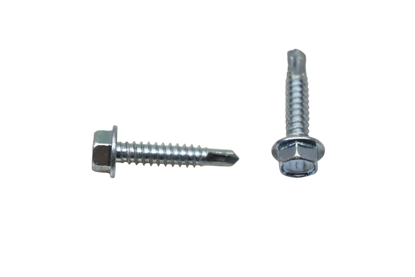 Aquidneck IP007-9 Zinc 1/4-14 x 1-1/4 Self Drill Hex Washer Head Screws Qty 70 NOS