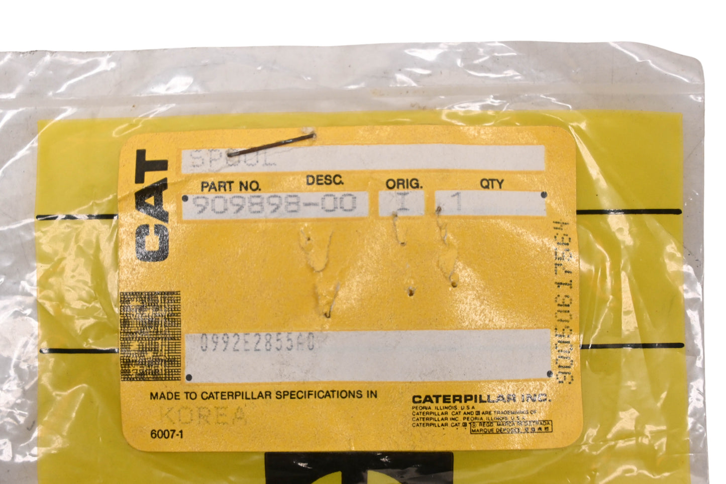 Caterpillar 909898, 090-9891 Stud NOS