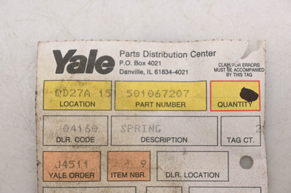 Yale 501067207 Spring NOS