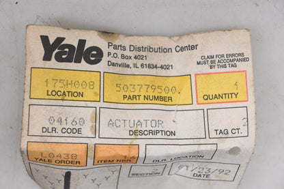 Yale 503779500 Actuator Button NOS