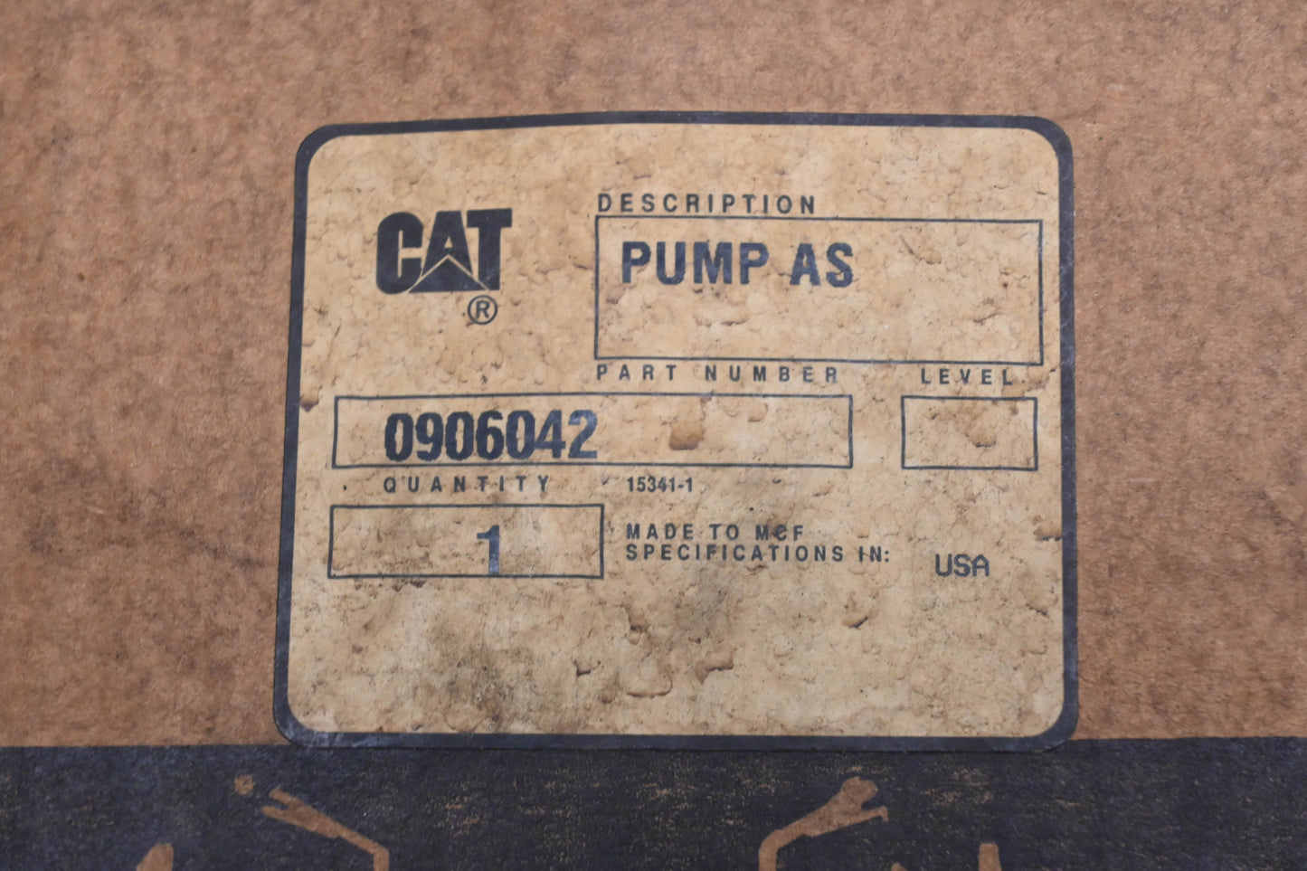 Caterpillar 0906042, 09-6042 Water Pump Assembly NOS