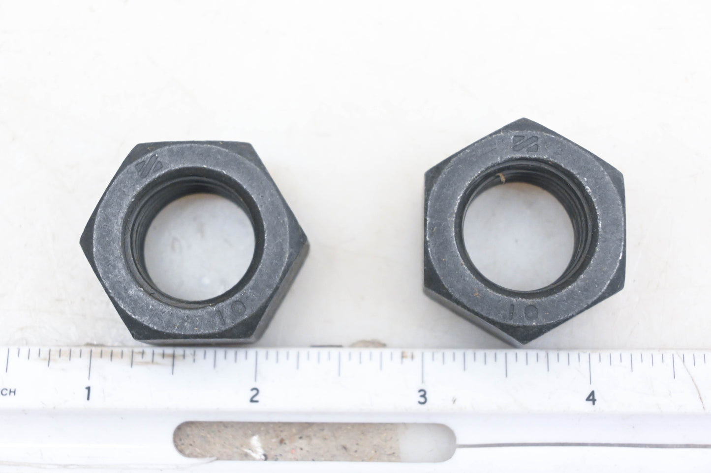 Aftermarket IO017-12 1-1/8"x 11/16"x5/16"-2.5 Grade 10 Hex Nuts Qty 2 NOS