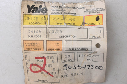 Yale 503547500 Cover Plate NOS