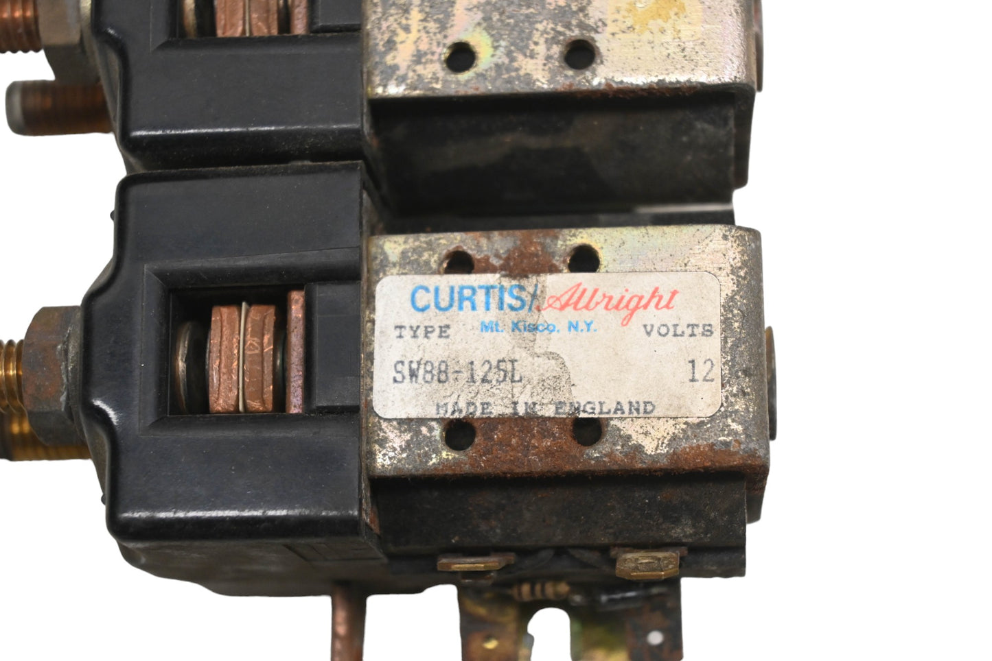 Curtis SW88-125L Albright Contactor 12v Solenoid Assembly