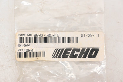 New OEM Echo 90027505015 Fuel Tank Screw NOS