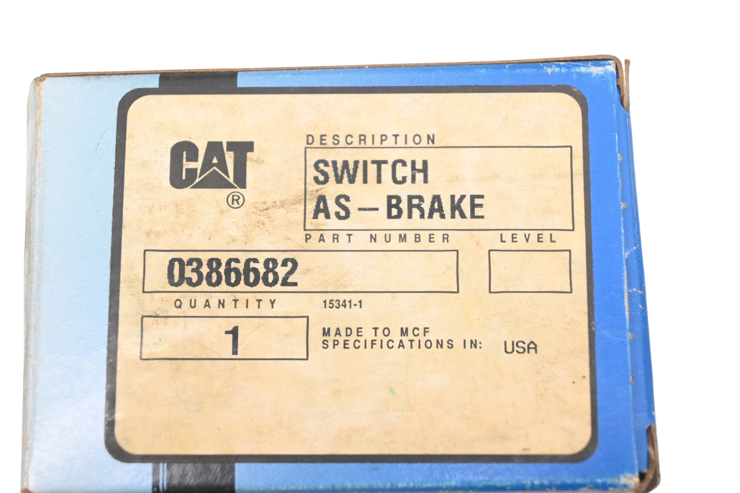 Caterpillar 0386682, 038-6682 Brake Switch Assembly NOS