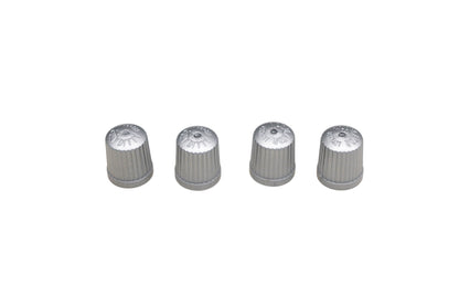 Alligator MS031-1 Gray Plastic Tire Stem Caps Qty 4 NOS