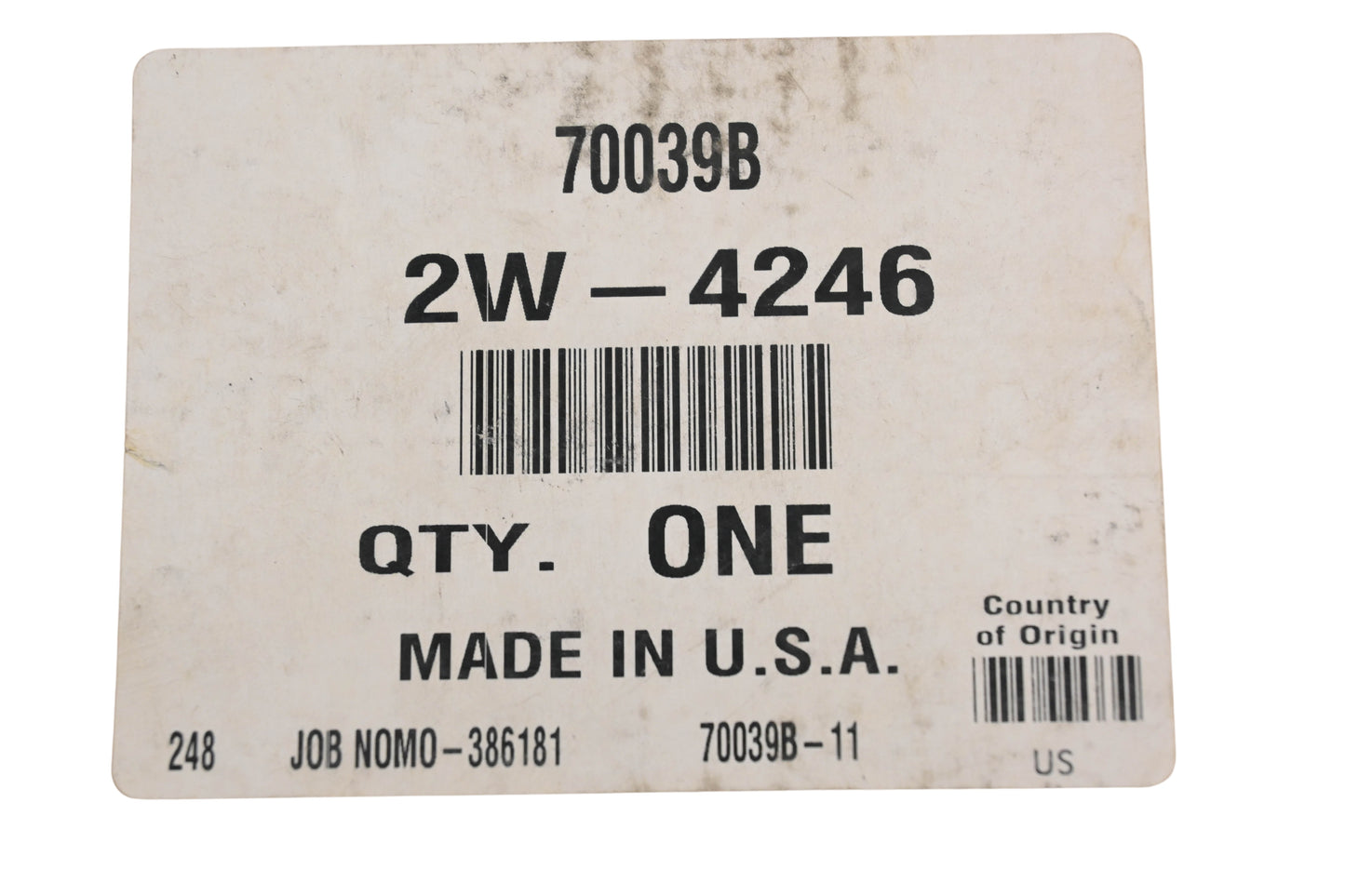 Caterpillar 2W4246, 2W-4246, 70039B Air Filter NOS