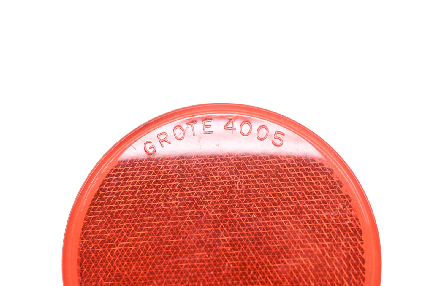 Grote 4005 Red 3" Reflector Qty 2 NOS