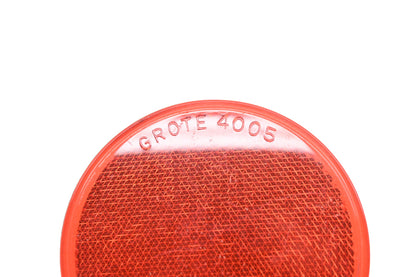 Grote 4005 Red 3" Reflector Qty 2 NOS