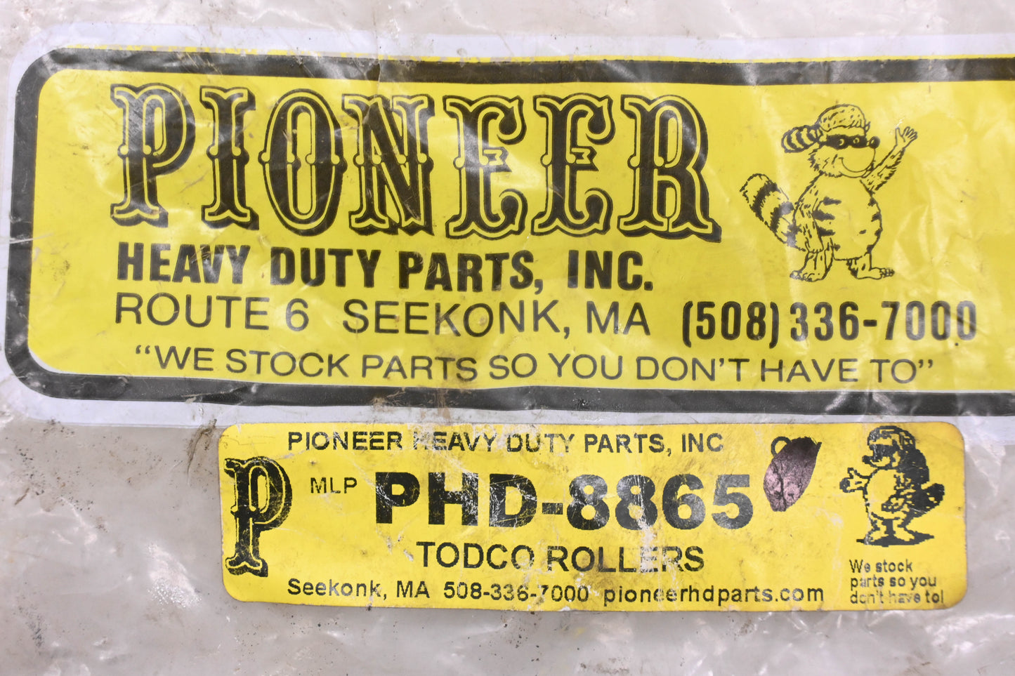 Pioneer PHD-8865 Todco Rollers Qty 4 NOS