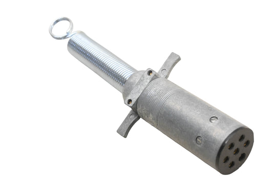 Lawson 95010 7-Way Pole Plug With Spring Cable Guard NOS