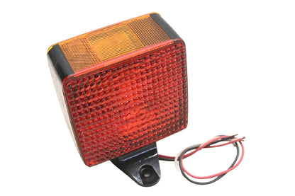 Signal-Stat 4742 Red/Amber Dual-Face Signal Assembly NOS