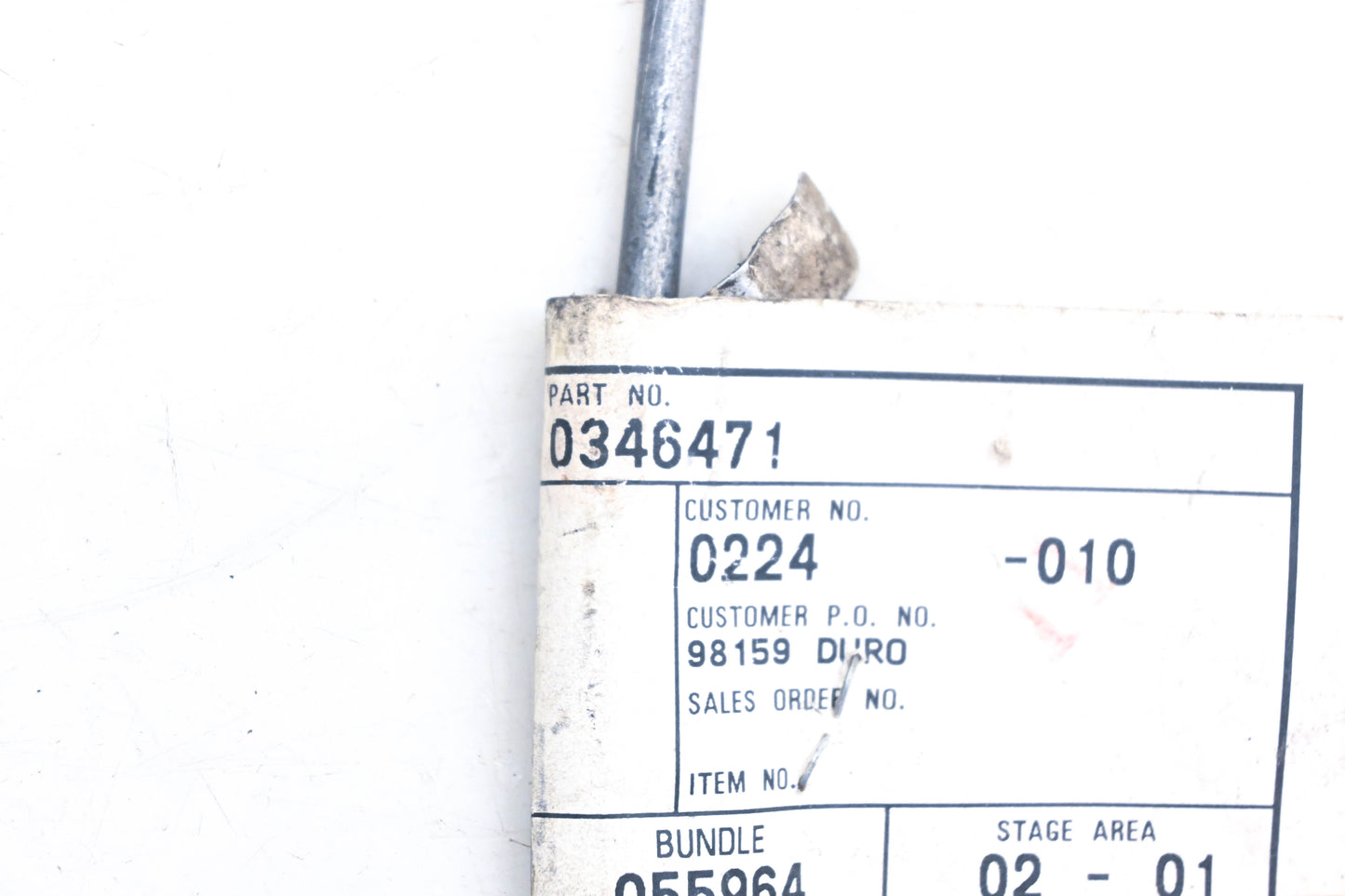 Caterpillar 0346471 Tube Assembly NOS