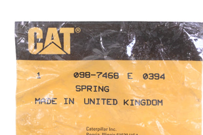 Caterpillar 098-7468, 0987468 Spring NOS