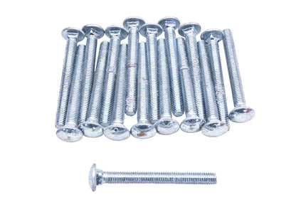 Chromate 22875 7/16-14 x 4 Carriage Bolts Qty 17 NOS