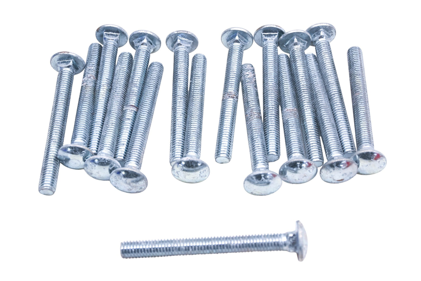 Chromate 22875 7/16-14 x 4 Carriage Bolts Qty 17 NOS