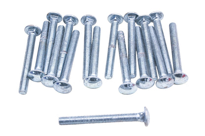 Chromate 22875 7/16-14 x 4 Carriage Bolts Qty 17 NOS