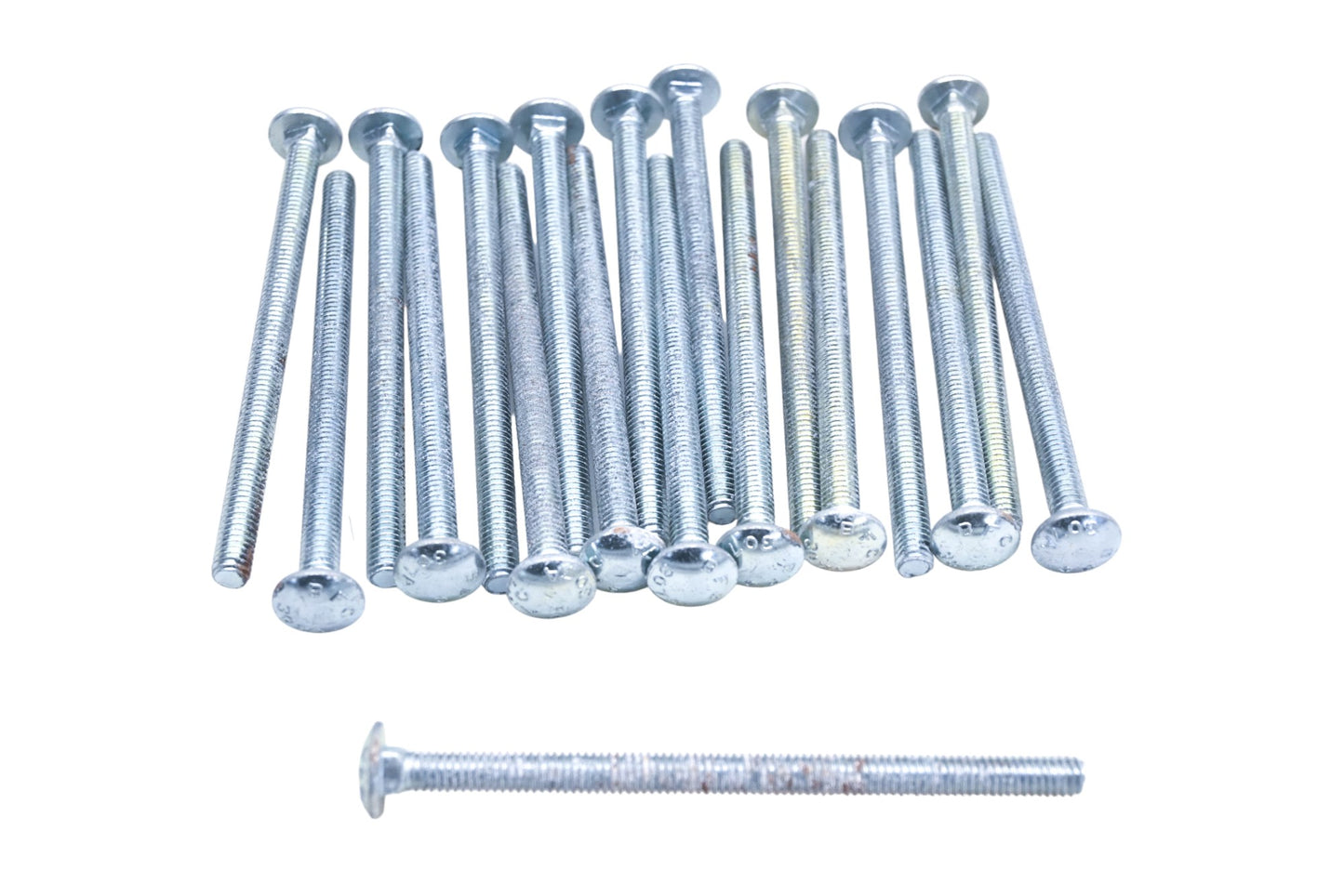 Chromate 22849 5/16-18 x 5 Carriage Bolts Qty 19 NOS
