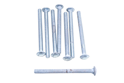 Aftermarket NC011-10 3/8-16 x 5 Carriage Bolts Qty 8 NOS