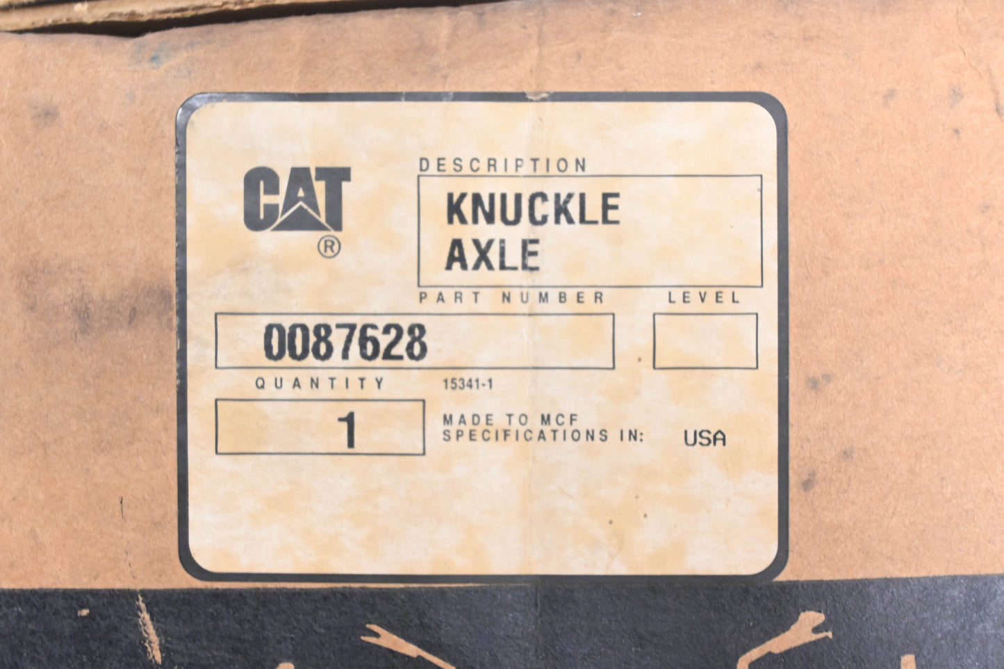 Caterpillar 0087628, 008-7628 Axle Knuckle NOS