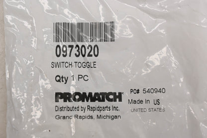 Promatch 0973020 Toggle Switch Kit NOS