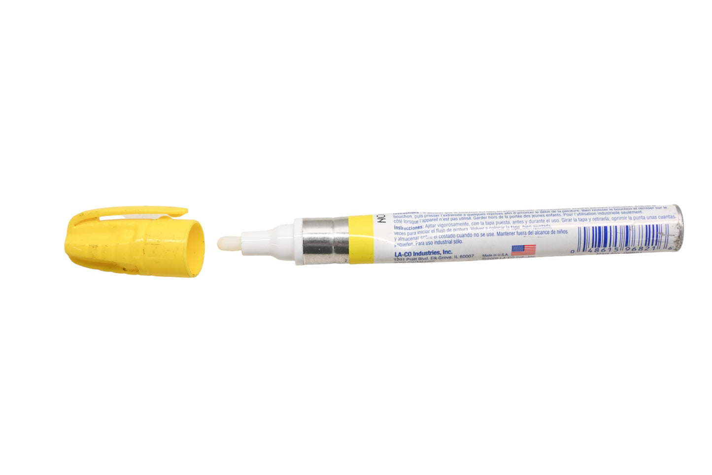 Markal HT033-10 Yellow Valve Action Paint Marker NOS