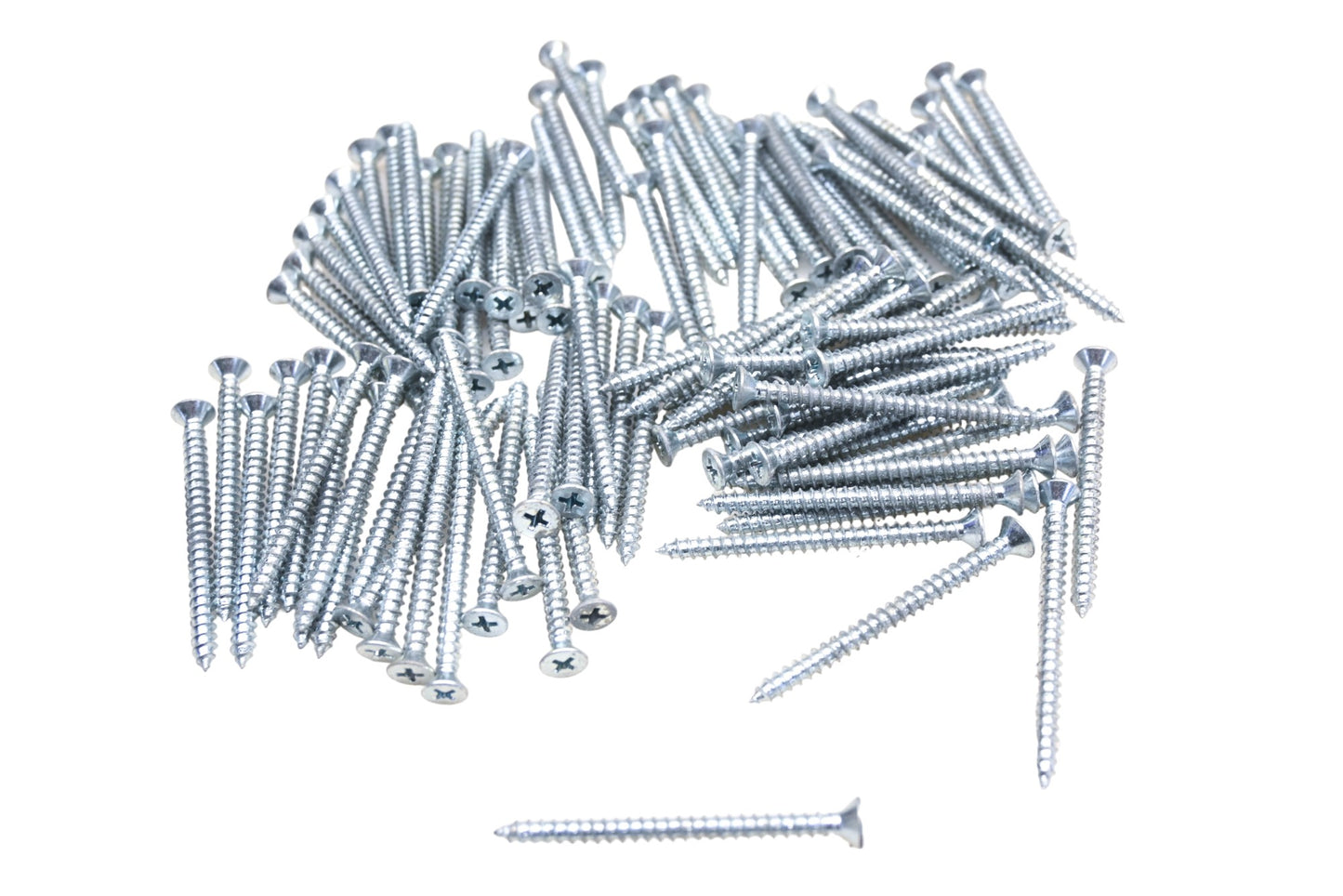 Aquidneck Fasteners HT014-8 10 x 2-1/2 Phillips Flat Sheet Metal Screws Qty 100 NOS