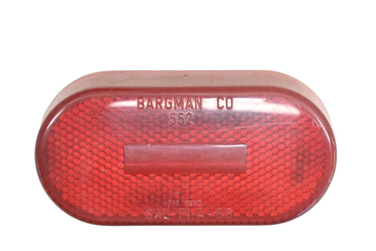 Bargman 552 Red 3-7/8 x 2 x 13/16" Lens