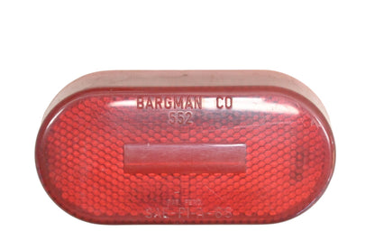 Bargman 552 Red 3-7/8 x 2 x 13/16" Lens